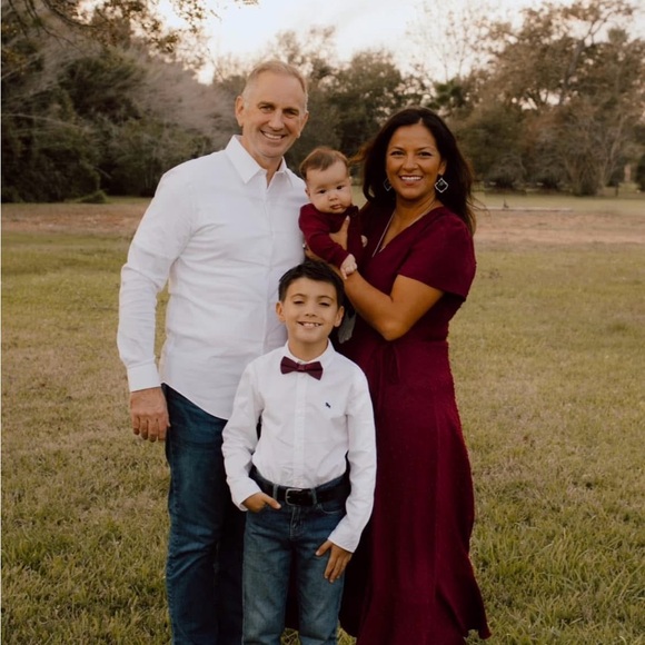 PrettyGarden Red Textured dress - Picture 5 of 5